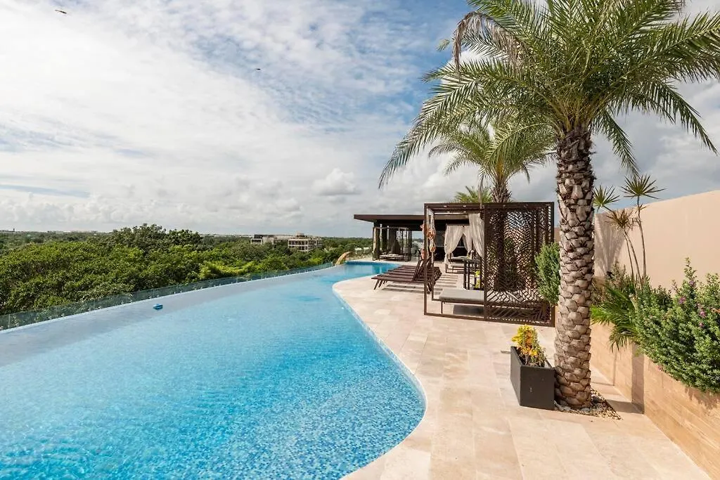 Penthouse Retreat Private Pool & Premium Amenities Apartment Tulum Mexico